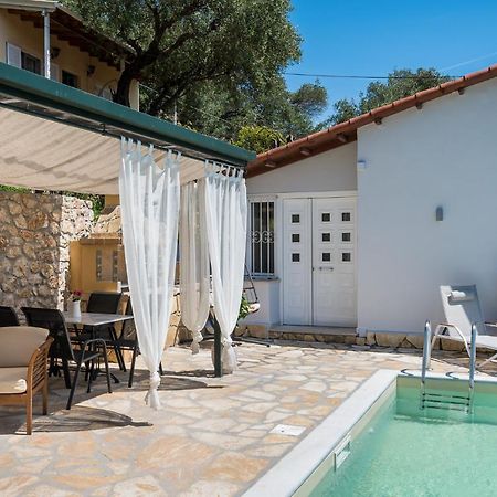 Alkinoi Seaview Villa With Private Pool By Konnect, Nisaki نساكيون المظهر الخارجي الصورة