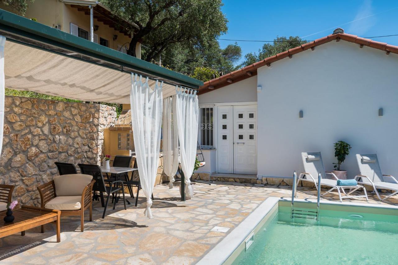 Alkinoi Seaview Villa With Private Pool By Konnect, Nisaki نساكيون المظهر الخارجي الصورة